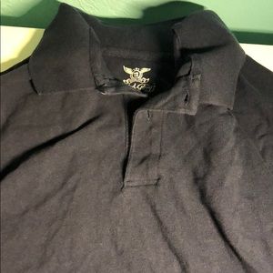 navy blue polo shirt size L
